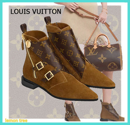 Louis Vuitton MONOGRAM 2019 SS Jumble Flat Ankle Boot 1A5ML0 