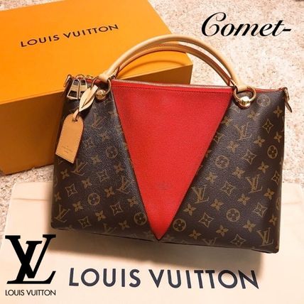 Louis Vuitton Monogram Casual Style 2WAY Leather Office Style M43957 M43949 M43948 