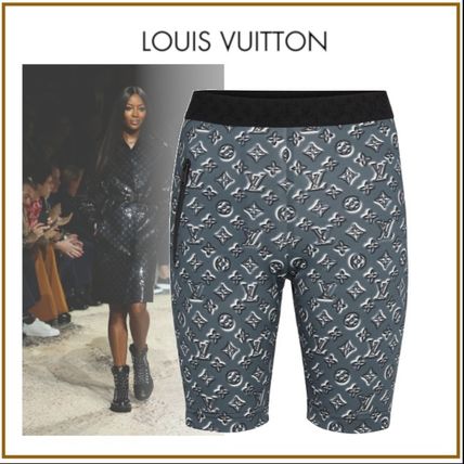 Louis Vuitton MONOGRAM 2020 Cruise Monogram Nylon Blended Fabrics Elegant Style Logo Shorts 