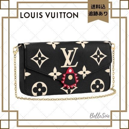 Louis Vuitton MONOGRAM 2020 21AW Monogram 2WAY Chain Leather Crossbody Logo Shoulder Bags M69515 