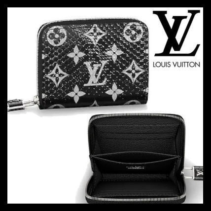 Louis Vuitton Leather Long Wallet Coin Cases N97059 