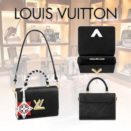 Louis Vuitton TWIST Casual Style 2WAY Plain Leather Elegant Style Crossbody Logo M56780 