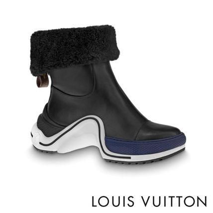 Louis Vuitton Plain Leather Boots Boots 1A5O3G 