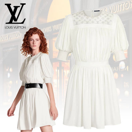 Louis Vuitton 2020 SS Short Monogram Casual Style Silk Party Style Elegant Style 