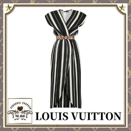 Louis Vuitton Sleeveless Wrap Dress 1A7T5T 1A7T5T 