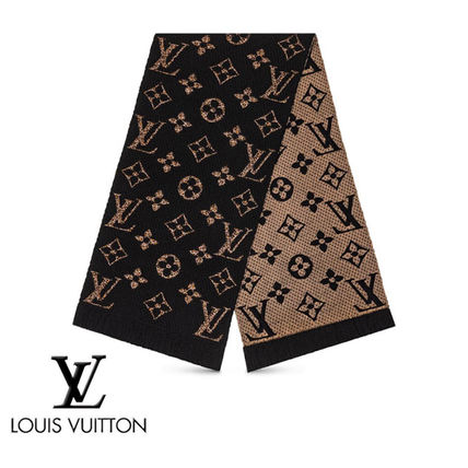 Louis Vuitton 2020 SS Monogram Giant Jungle Logomania Scarf M75885 
