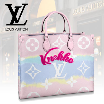 Louis Vuitton 2020 21AW Casual Style Canvas 2WAY Leather Elegant Style Logo Totes 