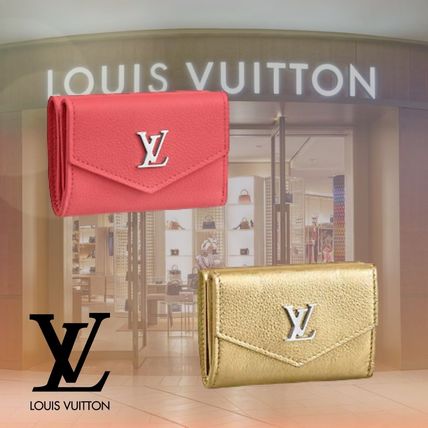 Louis Vuitton 2020 21AW Leather Logo Folding Wallets M69067 M69059 