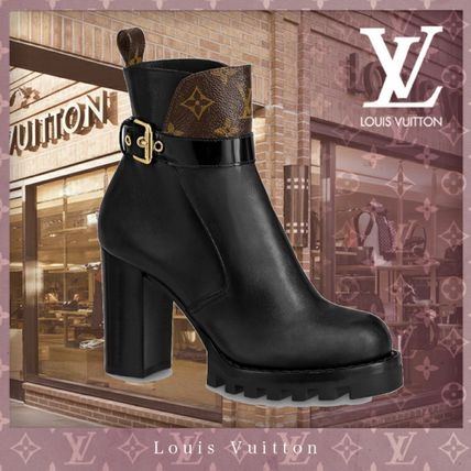 Louis Vuitton MONOGRAM 2020 21AW Monogram Casual Style Blended Fabrics Bi color Plain Leather