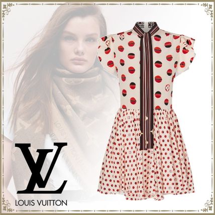 Louis Vuitton 2020 21AW Monogram Casual Style Silk Short Sleeves Elegant Style 