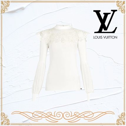 Louis Vuitton MONOGRAM 2020 21AW Nylon Long Sleeves Plain Office Style Elegant Style 1A7UBY 