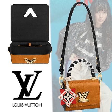 Louis Vuitton TWIST 2020 21AW 2WAY Plain Leather Crossbody Logo Handbags M56849 