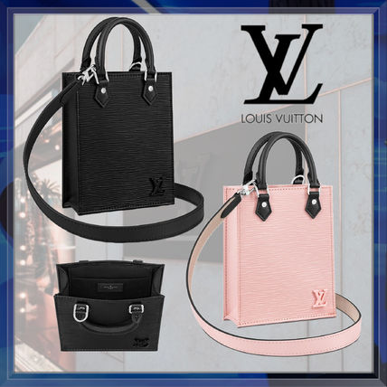 Louis Vuitton EPI 2020 21AW Casual Style Blended Fabrics A4 2WAY Plain Leather 