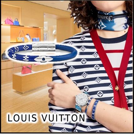 Louis Vuitton 2020 SS 2020 SS LV ESCALE DAILY CONIDENTIAL BRACELET blue bracelets M6570F 