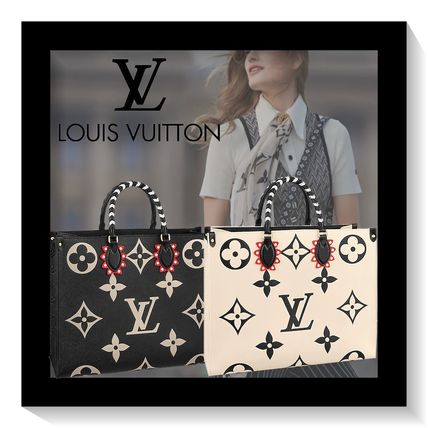 Louis Vuitton MONOGRAM 2020 21AW Monogram Casual Style A4 Leather Elegant Style Totes M45372 