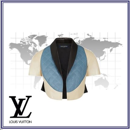 Louis Vuitton 2020 Cruise Short Leather Biker Jackets 