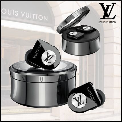 Louis Vuitton Louis Vuitton Horizon Wireless Earphones Black QAB110 