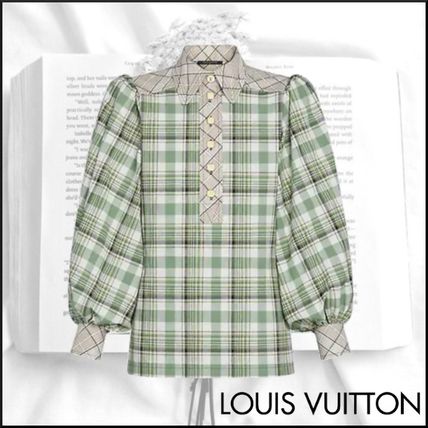 Louis Vuitton 2020 SS Other Plaid Patterns Casual Style Long Sleeves Cotton 1A7T5Z 