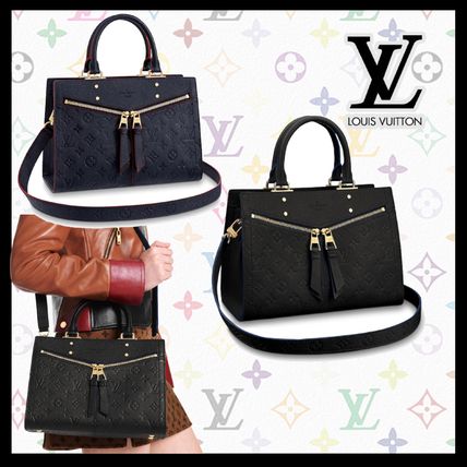 Louis Vuitton Monogram Casual Style Unisex A4 2WAY Leather Office Style M54196 M54195 