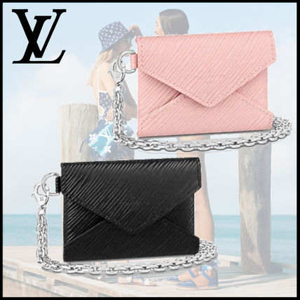 Louis Vuitton EPI Plain Leather Small Wallet Logo Coin Cases M68557 M68558 