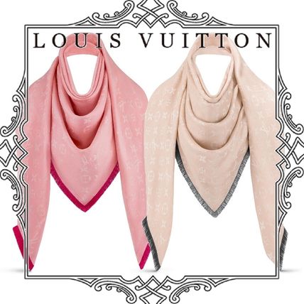 Louis Vuitton MONOGRAM 2020 21AW So Soft Monogram Shawl M76082 M76083 