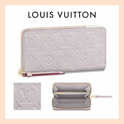 Louis Vuitton MONOGRAM EMPREINTE Monogram Leather Folding Wallet Long Wallet Logo M69142 