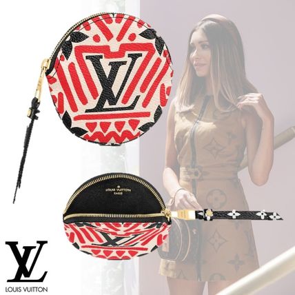 Louis Vuitton MONOGRAM 2020 21AW Monogram Canvas Leather Long Wallet Logo Coin Cases M69505 