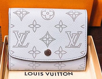 Louis Vuitton IRIS 2020 SS Monogram Calfskin Folding Wallet Small Wallet Logo M69212 
