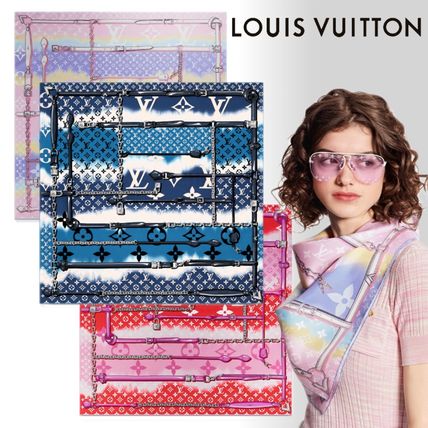 Louis Vuitton MONOGRAM 2020 SS Monogram Casual Style Silk Tie dye Office Style 