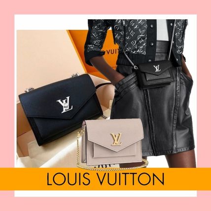Louis Vuitton MY LOCKME 2020 SS Casual Style Calfskin Plain Leather Party Style M69204 M69183 