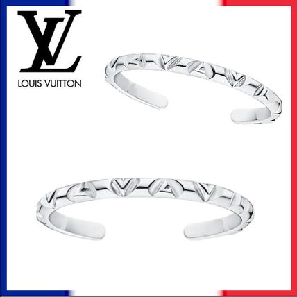 Louis Vuitton 2020 21AW Unisex Initial Party Style 18K Gold Elegant Style Bridal 