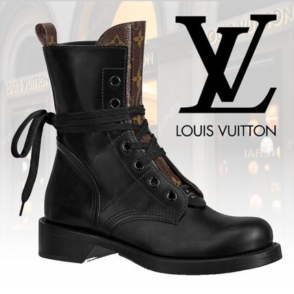 Louis Vuitton 2020 SS Monogram Casual Style Blended Fabrics Street Style Leather 