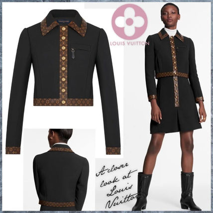 Louis Vuitton MONOGRAM 2020 21AW Monogram Casual Style Wool Plain Party Style Office Style 1A82Z6 