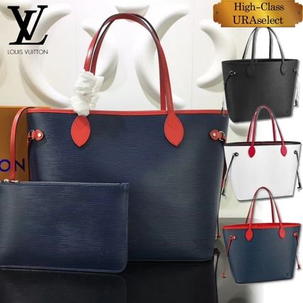 Louis Vuitton A4 Plain Leather Office Style Logo Totes M40932 M54270 M55591 