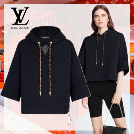 Louis Vuitton MONOGRAM 2020 21AW 3D Monogram Cotton Jersey Hoodie 1A83O7 