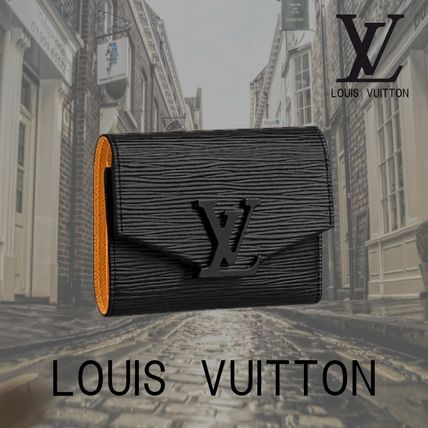 Louis Vuitton PORTEFEUILLE VICTORINE Leather Small Wallet Folding Wallets 