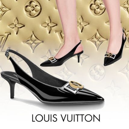 Louis Vuitton Plain Leather Office Style Elegant Style Formal Style 1A66CF 