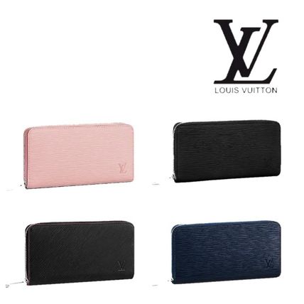 Louis Vuitton Unisex Leather Long Wallet Long Wallets 