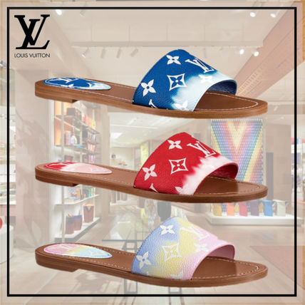 Louis Vuitton Monogram Casual Style Leather Elegant Style Mules Logo 1A7TOZ 1A7TNB 1A7TO5 