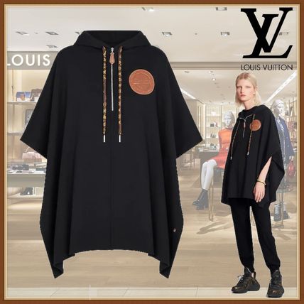 Louis Vuitton Unisex Cashmere Nylon Blended Fabrics Street Style Bi color 1A7Q83 