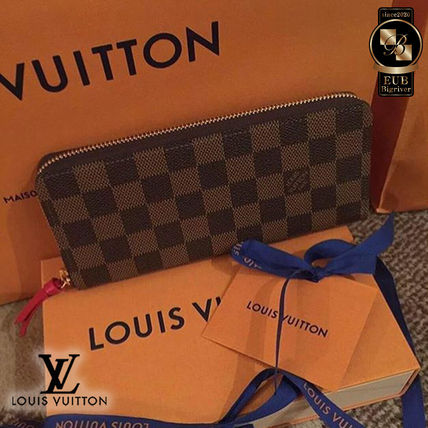 Louis Vuitton Canvas Long Wallet Logo Long Wallets N41626 N60534 