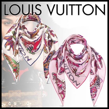 Louis Vuitton Monogram Casual Style Silk Elegant Style Logo 