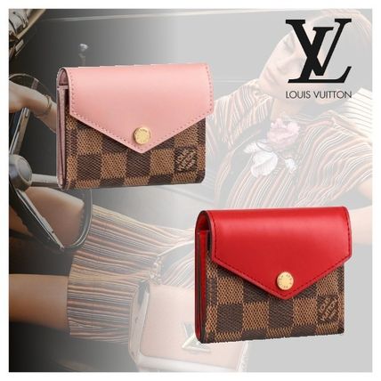 Louis Vuitton ZOE Monogram Plain Leather Folding Wallet Long Wallet N60167 N60166 