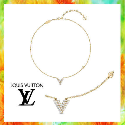 Louis Vuitton V 2019 20AW Essential V Perle Necklace M68358 