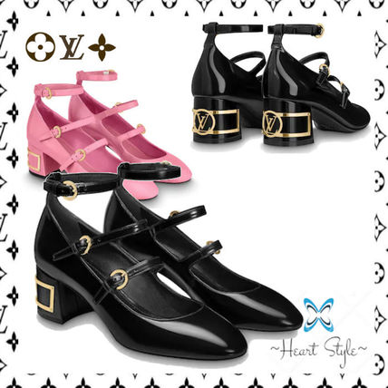 Louis Vuitton 2020 SS Leather Logo Pumps  Mules 