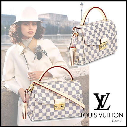 Louis Vuitton DAMIER AZUR 2020 21AW Casual Style 2WAY Leather Party Style Office Style N41581 