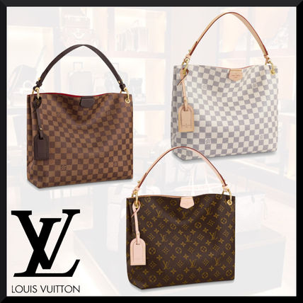 Louis Vuitton DAMIER AZUR 2020 SS Monogram Casual Style Canvas Leather
