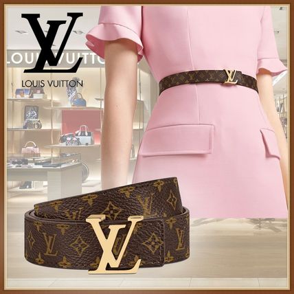 Louis Vuitton Monogram Casual Style Elegant Style Logo Belts M9781V 