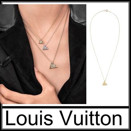 Louis Vuitton Lv Volt One Small Pendant Yellow Gold And Diamond Q93805 