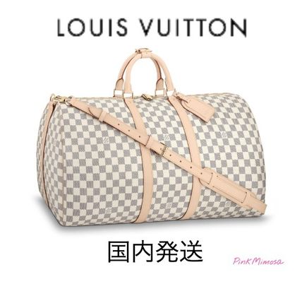 Louis Vuitton DAMIER AZUR 2020 Cruise Keepall Bandouli